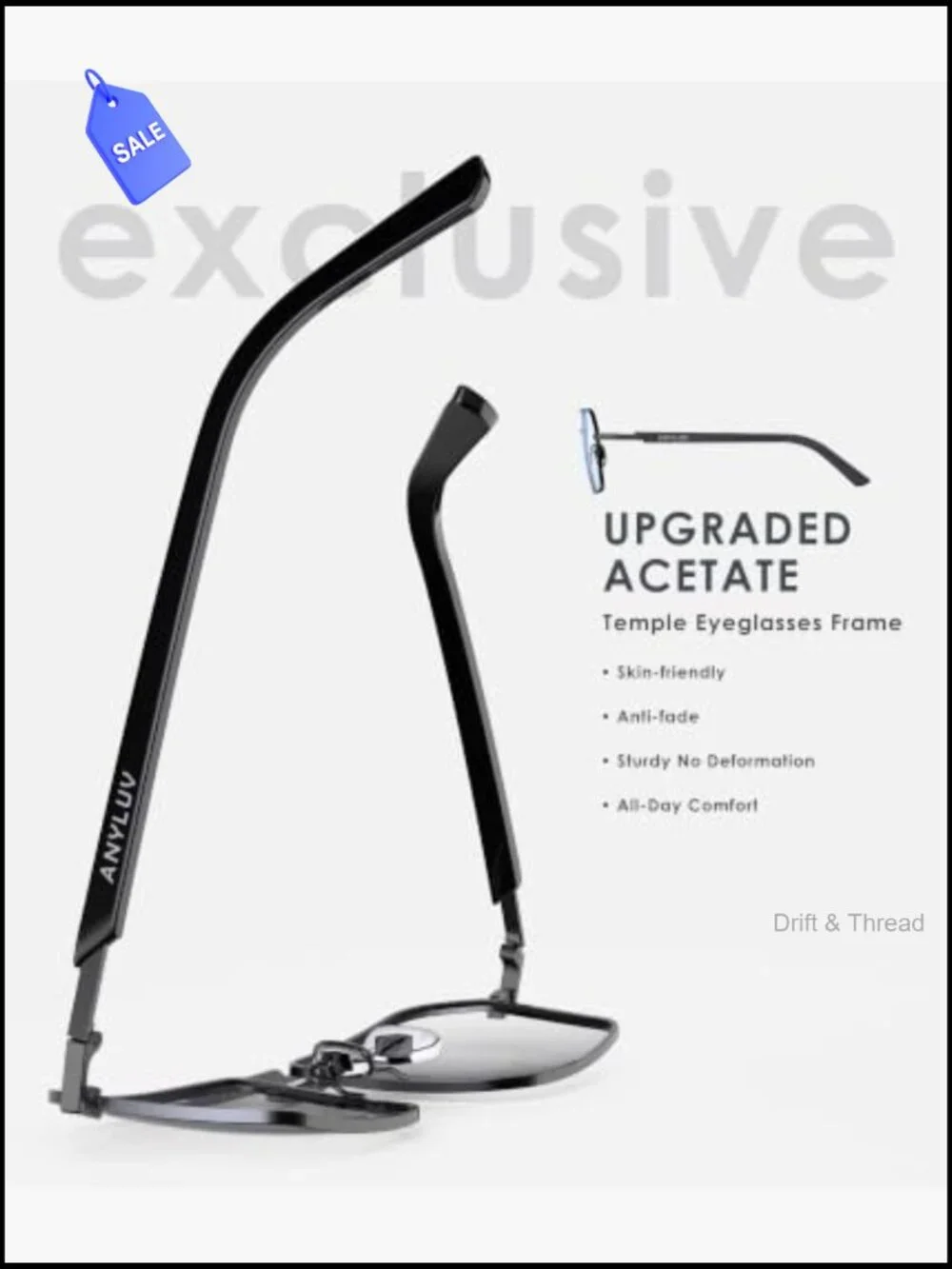 Blue Light Blocking Glasses for Men Women, Metal Frame, Computer Screen Eye